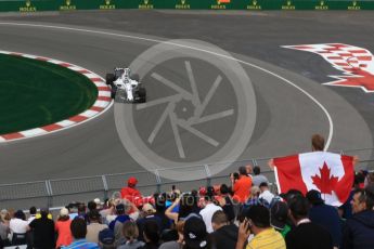 World © Octane Photographic Ltd. Formula 1 - Canadian Grand Prix - Friday Practice 1. Lance Stroll - Williams Martini Racing FW40. Circuit Gilles Villeneuve, Montreal, Canada. Friday 9th June 2017. Digital Ref: 1850LB2D1700