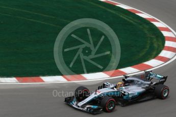 World © Octane Photographic Ltd. Formula 1 - Canadian Grand Prix - Friday Practice 1. Lewis Hamilton - Mercedes AMG Petronas F1 W08 EQ Energy+. Circuit Gilles Villeneuve, Montreal, Canada. Friday 9th June 2017. Digital Ref: 1850LB2D1778