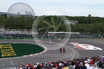 World © Octane Photographic Ltd. Formula 1 - Canadian Grand Prix - Friday Practice 1. Stoffel Vandoorne - McLaren Honda MCL32. Circuit Gilles Villeneuve, Montreal, Canada. Friday 9th June 2017. Digital Ref: 1850LB2D1858
