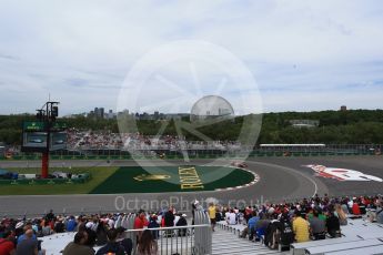 World © Octane Photographic Ltd. Formula 1 - Canadian Grand Prix - Friday Practice 1. Stoffel Vandoorne - McLaren Honda MCL32. Circuit Gilles Villeneuve, Montreal, Canada. Friday 9th June 2017. Digital Ref: 1850LB2D1866