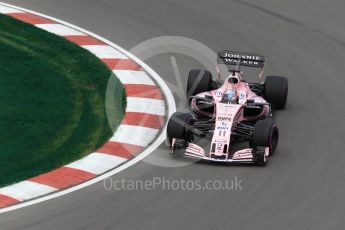 World © Octane Photographic Ltd. Formula 1 - Canadian Grand Prix - Friday Practice 1. Sergio Perez - Sahara Force India VJM10. Circuit Gilles Villeneuve, Montreal, Canada. Friday 9th June 2017. Digital Ref: 1850LB2D1996