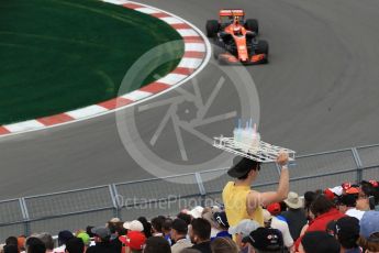 World © Octane Photographic Ltd. Formula 1 - Canadian Grand Prix - Friday Practice 1. Stoffel Vandoorne - McLaren Honda MCL32. Circuit Gilles Villeneuve, Montreal, Canada. Friday 9th June 2017. Digital Ref: 1850LB2D1998