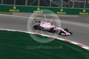 World © Octane Photographic Ltd. Formula 1 - Canadian Grand Prix - Friday Practice 1. Esteban Ocon - Sahara Force India VJM10. Circuit Gilles Villeneuve, Montreal, Canada. Friday 9th June 2017. Digital Ref: 1850LB2D2084