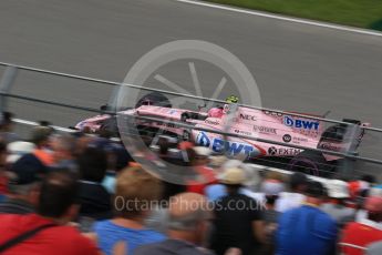 World © Octane Photographic Ltd. Formula 1 - Canadian Grand Prix - Friday Practice 1. Esteban Ocon - Sahara Force India VJM10. Circuit Gilles Villeneuve, Montreal, Canada. Friday 9th June 2017. Digital Ref: 1850LB2D2172