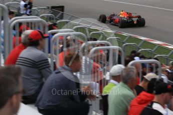 World © Octane Photographic Ltd. Formula 1 - Canadian Grand Prix - Friday Practice 1. Max Verstappen - Red Bull Racing RB13. Circuit Gilles Villeneuve, Montreal, Canada. Friday 9th June 2017. Digital Ref: 1850LB2D2219