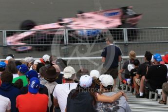 World © Octane Photographic Ltd. Formula 1 - Canadian Grand Prix - Friday Practice 1. Sergio Perez - Sahara Force India VJM10. Circuit Gilles Villeneuve, Montreal, Canada. Friday 9th June 2017. Digital Ref: 1850LB2D2314