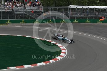 World © Octane Photographic Ltd. Formula 1 - Canadian Grand Prix - Friday Practice 1. Lewis Hamilton - Mercedes AMG Petronas F1 W08 EQ Energy+. Circuit Gilles Villeneuve, Montreal, Canada. Friday 9th June 2017. Digital Ref: 1850LB2D2361