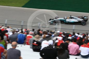 World © Octane Photographic Ltd. Formula 1 - Canadian Grand Prix - Friday Practice 1. Lewis Hamilton - Mercedes AMG Petronas F1 W08 EQ Energy+. Circuit Gilles Villeneuve, Montreal, Canada. Friday 9th June 2017. Digital Ref: 1850LB2D2481