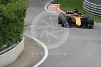 World © Octane Photographic Ltd. Formula 1 - Canadian Grand Prix - Friday Practice 2. Nico Hulkenberg - Renault Sport F1 Team R.S.17. Circuit Gilles Villeneuve, Montreal, Canada. Friday 9th June 2017. Digital Ref: 1851LB1D3629