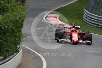 World © Octane Photographic Ltd. Formula 1 - Canadian Grand Prix - Friday Practice 2. Kimi Raikkonen - Scuderia Ferrari SF70H. Circuit Gilles Villeneuve, Montreal, Canada. Friday 9th June 2017. Digital Ref: 1851LB1D3648