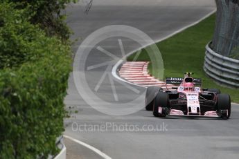 World © Octane Photographic Ltd. Formula 1 - Canadian Grand Prix - Friday Practice 2. Esteban Ocon - Sahara Force India VJM10. Circuit Gilles Villeneuve, Montreal, Canada. Friday 9th June 2017. Digital Ref: 1851LB1D3662