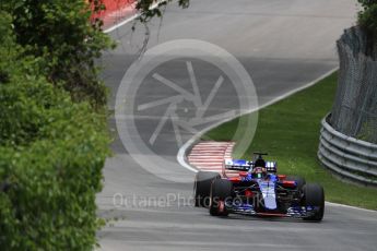 World © Octane Photographic Ltd. Formula 1 - Canadian Grand Prix - Friday Practice 2. Daniil Kvyat - Scuderia Toro Rosso STR12. Circuit Gilles Villeneuve, Montreal, Canada. Friday 9th June 2017. Digital Ref: 1851LB1D3684