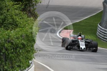 World © Octane Photographic Ltd. Formula 1 - Canadian Grand Prix - Friday Practice 2. Kevin Magnussen - Haas F1 Team VF-17. Circuit Gilles Villeneuve, Montreal, Canada. Friday 9th June 2017. Digital Ref: 1851LB1D3701