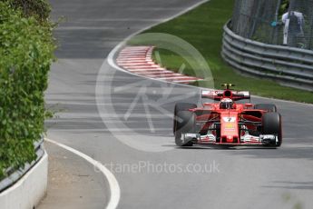 World © Octane Photographic Ltd. Formula 1 - Canadian Grand Prix - Friday Practice 2. Kimi Raikkonen - Scuderia Ferrari SF70H. Circuit Gilles Villeneuve, Montreal, Canada. Friday 9th June 2017. Digital Ref: 1851LB1D3716