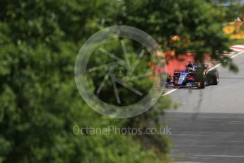 World © Octane Photographic Ltd. Formula 1 - Canadian Grand Prix - Friday Practice 2. Daniil Kvyat - Scuderia Toro Rosso STR12. Circuit Gilles Villeneuve, Montreal, Canada. Friday 9th June 2017. Digital Ref: 1851LB1D3723