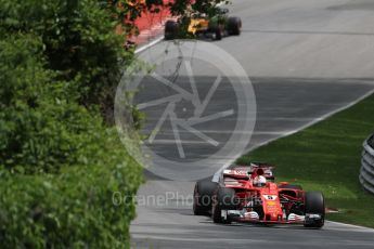 World © Octane Photographic Ltd. Formula 1 - Canadian Grand Prix - Friday Practice 2. Sebastian Vettel - Scuderia Ferrari SF70H. Circuit Gilles Villeneuve, Montreal, Canada. Friday 9th June 2017. Digital Ref: 1851LB1D3731