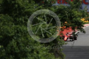 World © Octane Photographic Ltd. Formula 1 - Canadian Grand Prix - Friday Practice 2. Sebastian Vettel - Scuderia Ferrari SF70H. Circuit Gilles Villeneuve, Montreal, Canada. Friday 9th June 2017. Digital Ref: 1851LB1D3745