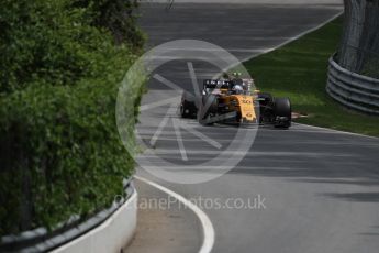 World © Octane Photographic Ltd. Formula 1 - Canadian Grand Prix - Friday Practice 2. Jolyon Palmer - Renault Sport F1 Team R.S.17. Circuit Gilles Villeneuve, Montreal, Canada. Friday 9th June 2017. Digital Ref: 1851LB1D3754