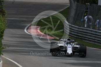 World © Octane Photographic Ltd. Formula 1 - Canadian Grand Prix - Friday Practice 2. Lance Stroll - Williams Martini Racing FW40. Circuit Gilles Villeneuve, Montreal, Canada. Friday 9th June 2017. Digital Ref: 1851LB1D3764