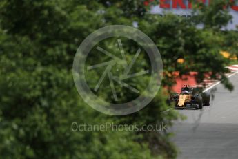 World © Octane Photographic Ltd. Formula 1 - Canadian Grand Prix - Friday Practice 2. Jolyon Palmer - Renault Sport F1 Team R.S.17. Circuit Gilles Villeneuve, Montreal, Canada. Friday 9th June 2017. Digital Ref: 1851LB1D3842