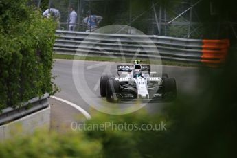 World © Octane Photographic Ltd. Formula 1 - Canadian Grand Prix - Friday Practice 2. Lance Stroll - Williams Martini Racing FW40. Circuit Gilles Villeneuve, Montreal, Canada. Friday 9th June 2017. Digital Ref: 1851LB1D3905