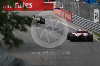 World © Octane Photographic Ltd. Formula 1 - Canadian Grand Prix - Friday Practice 2. Sergio Perez - Sahara Force India VJM10. Circuit Gilles Villeneuve, Montreal, Canada. Friday 9th June 2017. Digital Ref: 1851LB1D4008