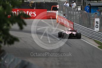 World © Octane Photographic Ltd. Formula 1 - Canadian Grand Prix - Friday Practice 2. Esteban Ocon - Sahara Force India VJM10. Circuit Gilles Villeneuve, Montreal, Canada. Friday 9th June 2017. Digital Ref: 1851LB1D4055