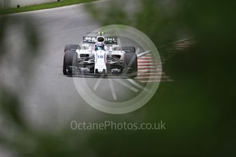 World © Octane Photographic Ltd. Formula 1 - Canadian Grand Prix - Friday Practice 2. Lance Stroll - Williams Martini Racing FW40. Circuit Gilles Villeneuve, Montreal, Canada. Friday 9th June 2017. Digital Ref: 1851LB1D4103