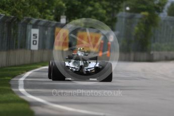 World © Octane Photographic Ltd. Formula 1 - Canadian Grand Prix - Friday Practice 2. Valtteri Bottas - Mercedes AMG Petronas F1 W08 EQ Energy+. Circuit Gilles Villeneuve, Montreal, Canada. Friday 9th June 2017. Digital Ref: 1851LB1D4235