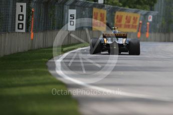 World © Octane Photographic Ltd. Formula 1 - Canadian Grand Prix - Friday Practice 2. Jolyon Palmer - Renault Sport F1 Team R.S.17. Circuit Gilles Villeneuve, Montreal, Canada. Friday 9th June 2017. Digital Ref: 1851LB1D4260