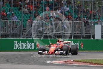 World © Octane Photographic Ltd. Formula 1 - Canadian Grand Prix - Friday Practice 2. Kimi Raikkonen - Scuderia Ferrari SF70H. Circuit Gilles Villeneuve, Montreal, Canada. Friday 9th June 2017. Digital Ref: 1851LB1D4279