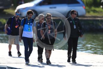 World © Octane Photographic Ltd. Formula 1 - Canadian Grand Prix - Saturday Paddock. Fernando Alonso - McLaren Honda. Circuit Gilles Villeneuve, Montreal, Canada. Saturday 10th June 2017. Digital Ref: 1849LB1D4581