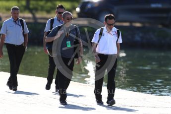 World © Octane Photographic Ltd. Formula 1 - Canadian Grand Prix - Saturday Paddock. Yusuke Hasegawa – Chief of Honda F1 project. Circuit Gilles Villeneuve, Montreal, Canada. Saturday 10th June 2017. Digital Ref: 1849LB1D4629