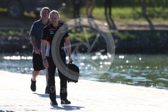 World © Octane Photographic Ltd. Formula 1 - Canadian Grand Prix - Saturday Paddock. Andy Green - Technical director at Sahara Force India. Circuit Gilles Villeneuve, Montreal, Canada. Saturday 10th June 2017. Digital Ref: 1849LB1D4639