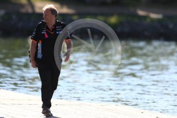 World © Octane Photographic Ltd. Formula 1 - Canadian Grand Prix - Saturday Paddock. Robert Fernley - Deputy Team Principal of Sahara Force India. Circuit Gilles Villeneuve, Montreal, Canada. Saturday 10th June 2017. Digital Ref: 1849LB1D4781