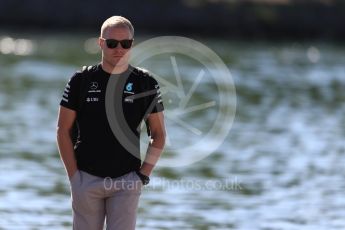 World © Octane Photographic Ltd. Formula 1 - Canadian Grand Prix - Saturday Paddock. Valtteri Bottas - Mercedes AMG Petronas F1 team. Circuit Gilles Villeneuve, Montreal, Canada. Saturday 10th June 2017. Digital Ref: 1849LB1D4811