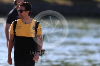 World © Octane Photographic Ltd. Formula 1 - Canadian Grand Prix - Saturday Paddock. Jolyon Palmer - Renault Sport F1 Team. Circuit Gilles Villeneuve, Montreal, Canada. Saturday 10th June 2017. Digital Ref: 1849LB1D4869