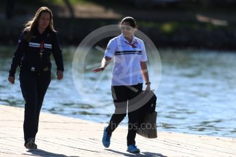 World © Octane Photographic Ltd. Formula 1 - Canadian Grand Prix - Saturday Paddock. Monisha Kaltenborn – Team Principal of Sauber Motorsport. Circuit Gilles Villeneuve, Montreal, Canada. Saturday 10th June 2017. Digital Ref: 1849LB1D4889