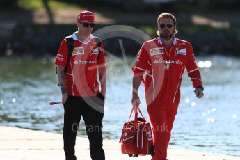 World © Octane Photographic Ltd. Formula 1 - Canadian Grand Prix - Saturday Paddock. Kimi Raikkonen - Scuderia Ferrari SF70H. Circuit Gilles Villeneuve, Montreal, Canada. Saturday 10th June 2017. Digital Ref: 1849LB1D4902