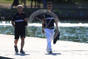 World © Octane Photographic Ltd. Formula 1 - Canadian Grand Prix - Saturday Paddock. Pascal Wehrlein – Sauber F1 Team. Circuit Gilles Villeneuve, Montreal, Canada. Saturday 10th June 2017. Digital Ref: 1849LB1D4909