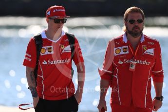 World © Octane Photographic Ltd. Formula 1 - Canadian Grand Prix - Saturday Paddock. Kimi Raikkonen - Scuderia Ferrari SF70H. Circuit Gilles Villeneuve, Montreal, Canada. Saturday 10th June 2017. Digital Ref: 1849LB1D4914