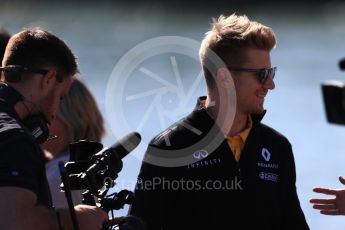 World © Octane Photographic Ltd. Formula 1 - Canadian Grand Prix - Saturday Paddock. Nico Hulkenberg - Renault Sport F1 Team. Circuit Gilles Villeneuve, Montreal, Canada. Saturday 10th June 2017. Digital Ref: 1849LB1D4986