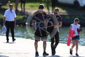 World © Octane Photographic Ltd. Formula 1 - Canadian Grand Prix - Saturday Paddock. Kevin Magnussen - Haas F1 Team. Circuit Gilles Villeneuve, Montreal, Canada. Saturday 10th June 2017. Digital Ref: 1849LB1D5002