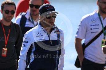 World © Octane Photographic Ltd. Formula 1 - Canadian Grand Prix - Saturday Paddock. Felipe Massa - Williams Martini Racing. Circuit Gilles Villeneuve, Montreal, Canada. Saturday 10th June 2017. Digital Ref: 1849LB1D5087