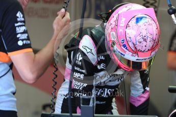 World © Octane Photographic Ltd. Formula 1 - Canadian Grand Prix - Saturday - Practice 3. Esteban Ocon - Sahara Force India VJM10. Circuit Gilles Villeneuve, Montreal, Canada. Saturday 10th June 2017. Digital Ref: 1853LB1D5272