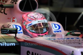 World © Octane Photographic Ltd. Formula 1 - Canadian Grand Prix - Saturday - Practice 3. Esteban Ocon - Sahara Force India VJM10. Circuit Gilles Villeneuve, Montreal, Canada. Saturday 10th June 2017. Digital Ref: 1853LB1D5315