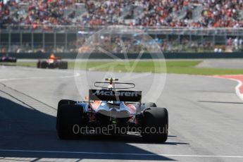 World © Octane Photographic Ltd. Formula 1 - Canadian Grand Prix - Saturday - Practice 3. Stoffel Vandoorne - McLaren Honda MCL32. Circuit Gilles Villeneuve, Montreal, Canada. Saturday 10th June 2017. Digital Ref: 1853LB1D5568