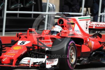 World © Octane Photographic Ltd. Formula 1 - Canadian Grand Prix - Saturday - Practice 3. Sebastian Vettel - Scuderia Ferrari SF70H. Circuit Gilles Villeneuve, Montreal, Canada. Saturday 10th June 2017. Digital Ref: 1853LB1D5590