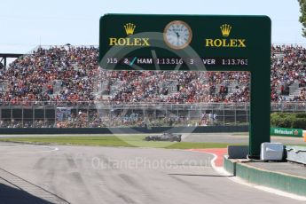 World © Octane Photographic Ltd. Formula 1 - Canadian Grand Prix - Saturday - Practice 3. Romain Grosjean - Haas F1 Team VF-17. Circuit Gilles Villeneuve, Montreal, Canada. Saturday 10th June 2017. Digital Ref: 1853LB1D5739