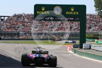 World © Octane Photographic Ltd. Formula 1 - Canadian Grand Prix - Saturday - Practice 3. Carlos Sainz - Scuderia Toro Rosso STR12. Circuit Gilles Villeneuve, Montreal, Canada. Saturday 10th June 2017. Digital Ref: 1853LB1D5763